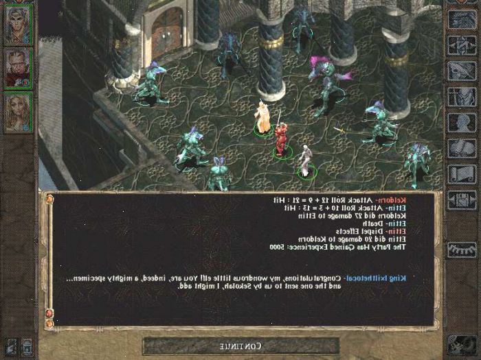 Hvordan å fullføre druid søken i " icewind dale 2". Kjempe orkene bak tønne linjen.